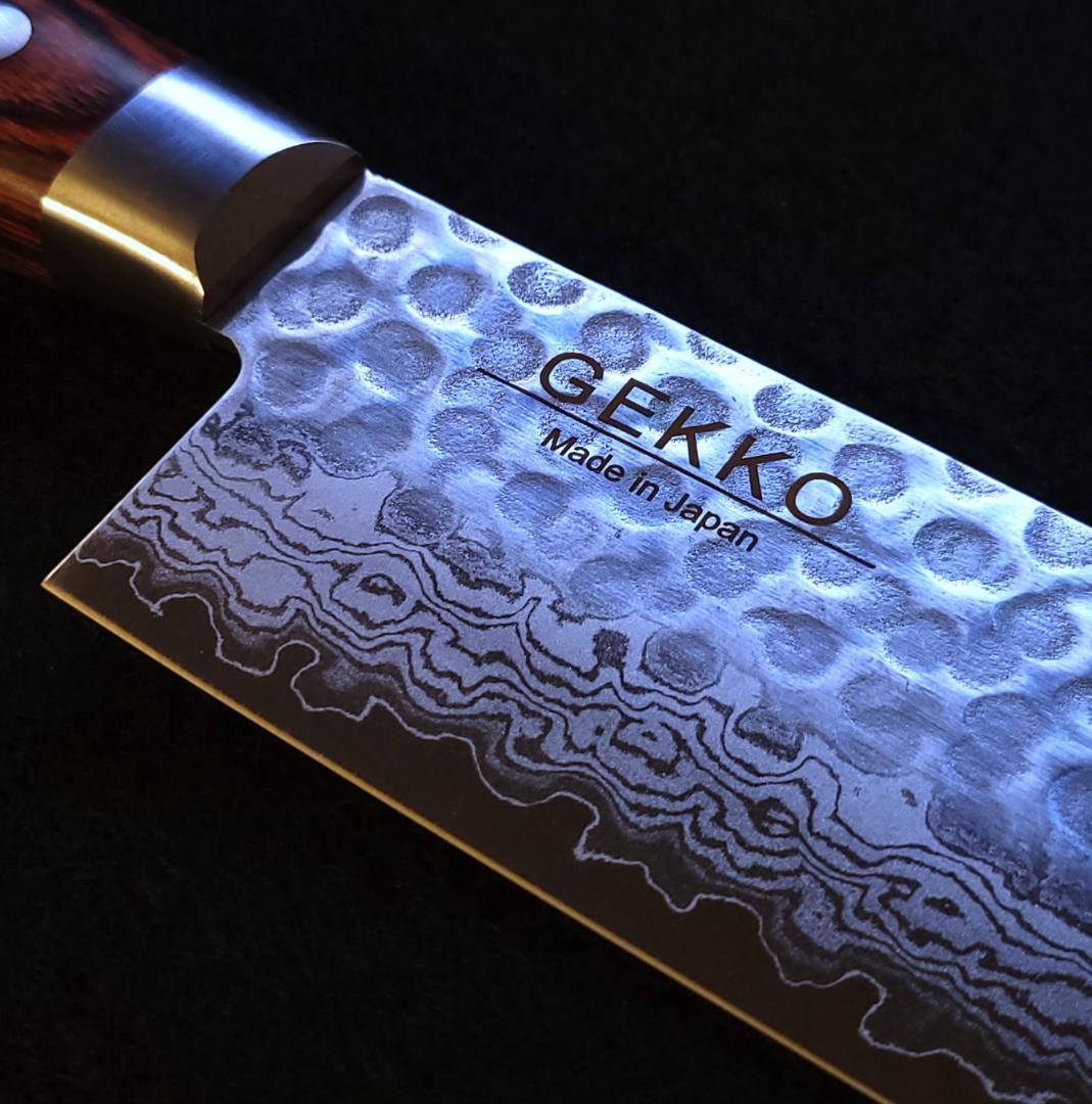 J*C様 VG10 ダマスカス 菜切（万能）包丁165mm G1707E 月光作