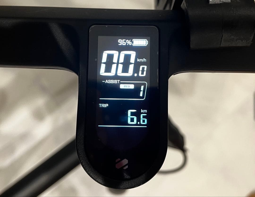 未使用に近い　折りたたみ電動アシストHONBIKE STONE PLUS予備バ付