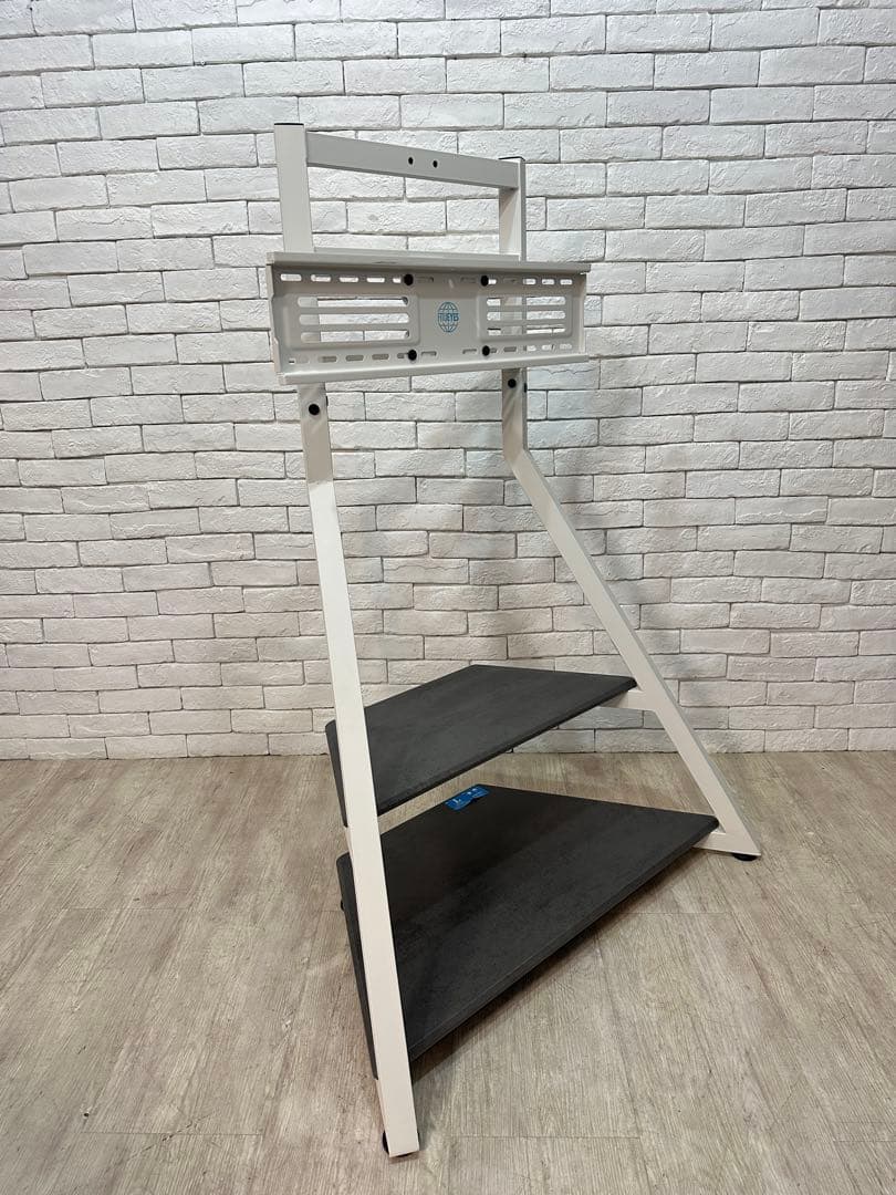 【東京都内23区配送無料】テレビ台　コーナー　スタンド　TV ボード　角　白