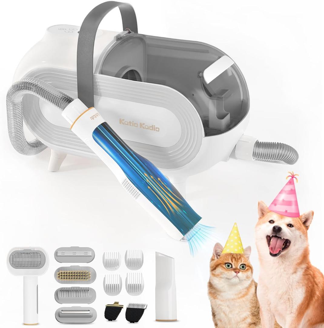 ペット用バリカンセット 犬猫通用 ペットグルーミングセット 8in1