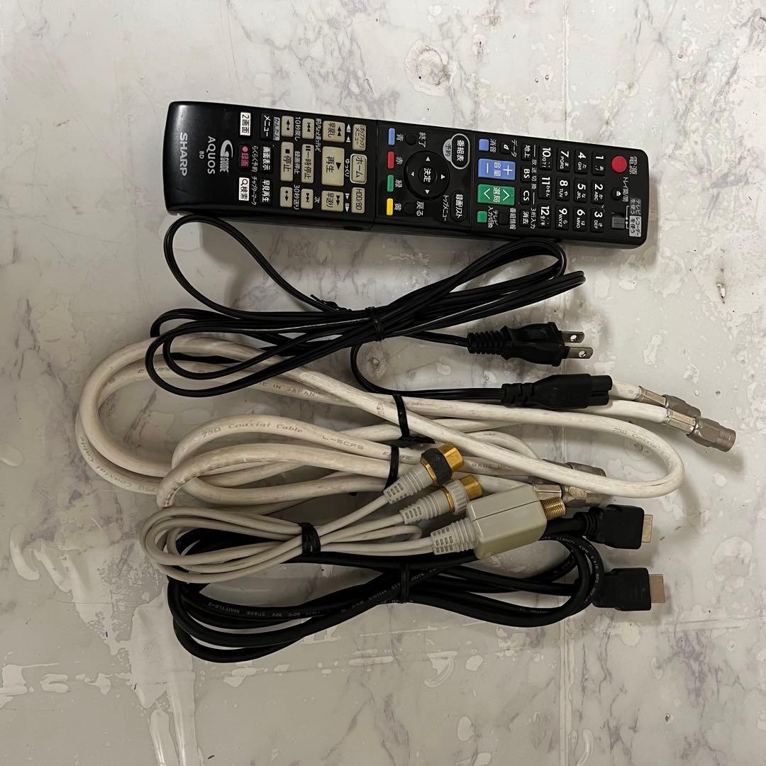 ヨッシーさん専用全国送料込シャープブルーレイレコーダー2番組同時録画、スマホ視聴