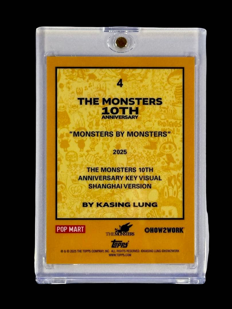 世界25枚限定 LABUBU 10周年 Topps シリアル11/25