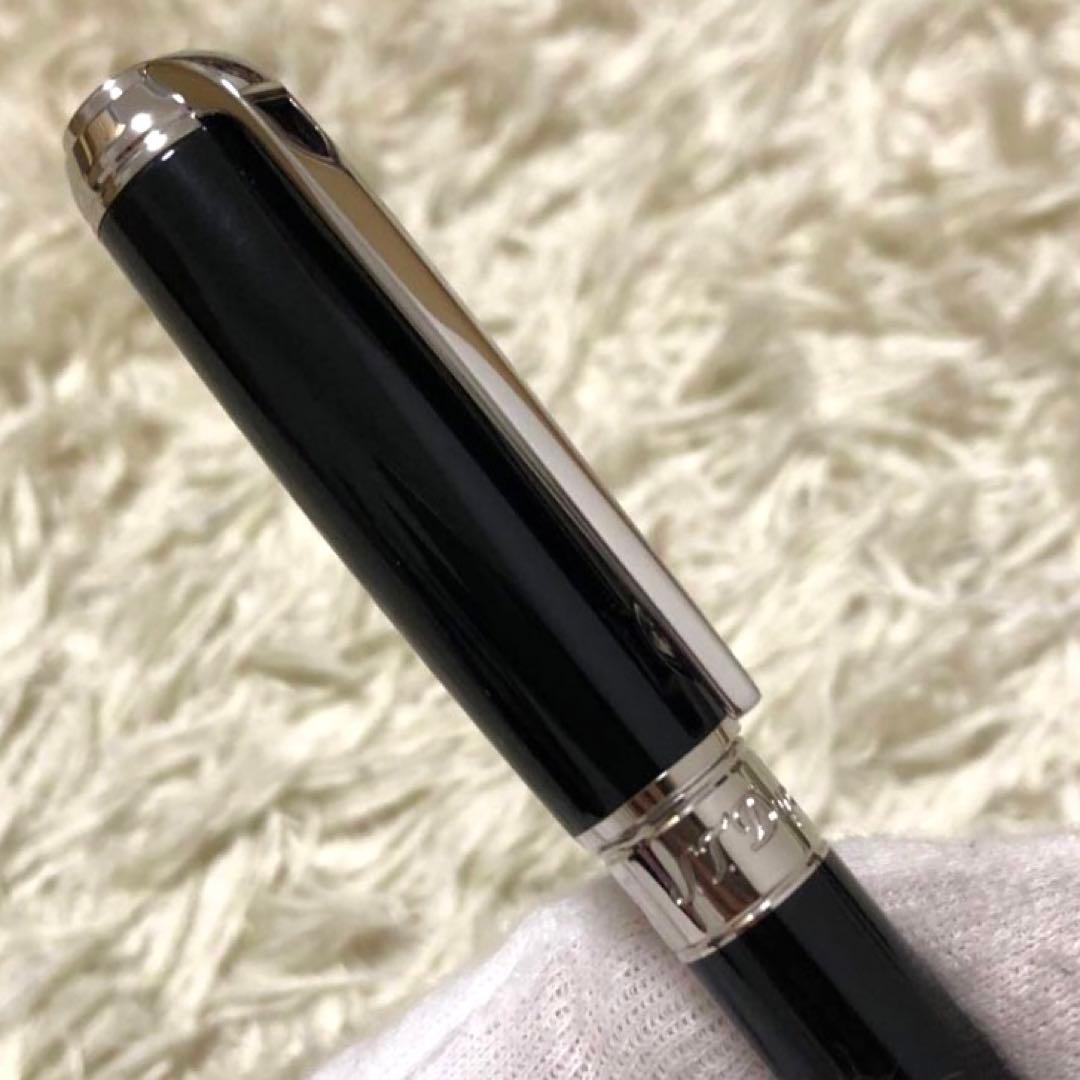 未使用✨デュポン　ボールペン ブラック　シルバー　メンズ