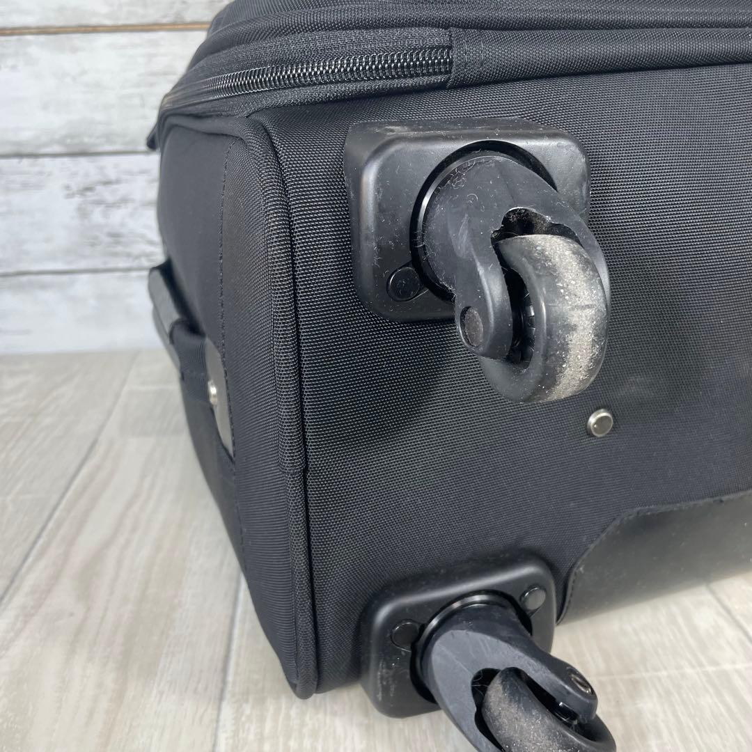 【美品】ゼロハリバートン 2WAY キャリーバッグ 機内持込 通勤 出張 4輪