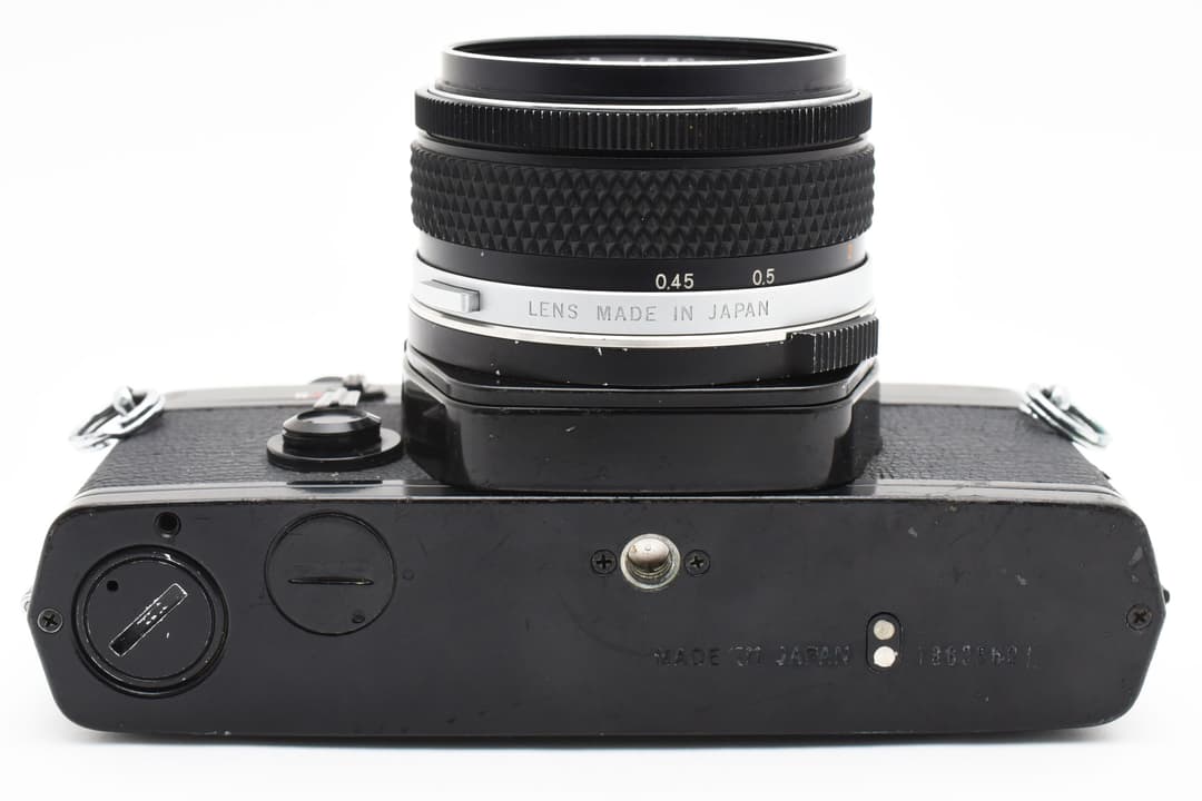 Olympus OM-1N 50mm F1.8 ブラック モルト新品 #8051
