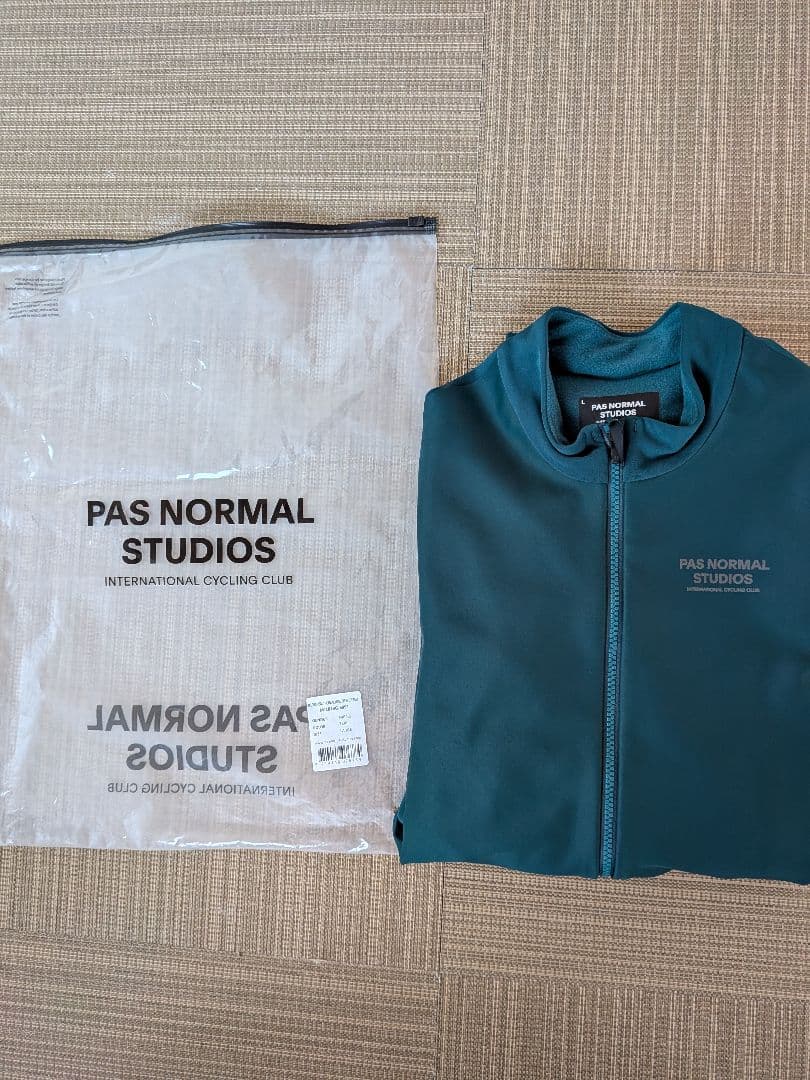 PAS NORMAL STUDIOS サイクルジャージ Lサイズ ダークグリーン