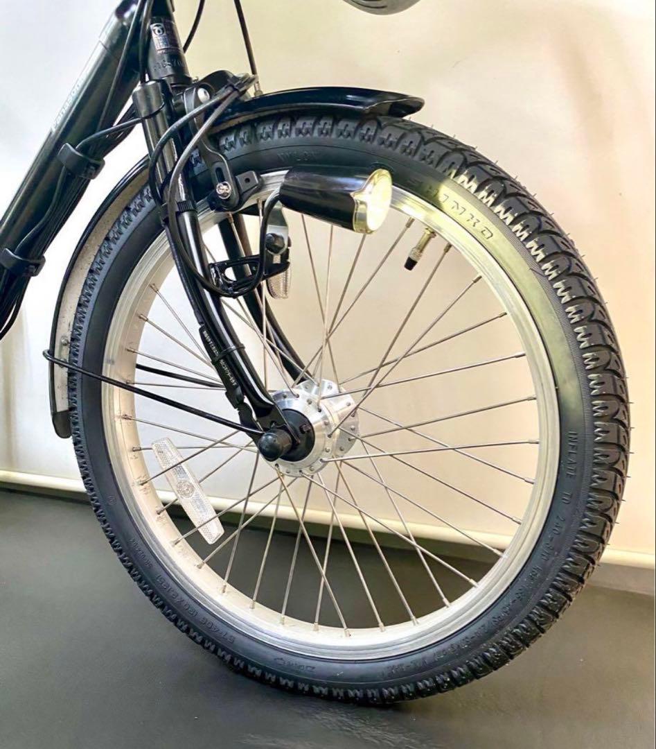 1年保証 送料無料　新型　パナソニック　ギュットミニ　黒色　電動アシスト自転車