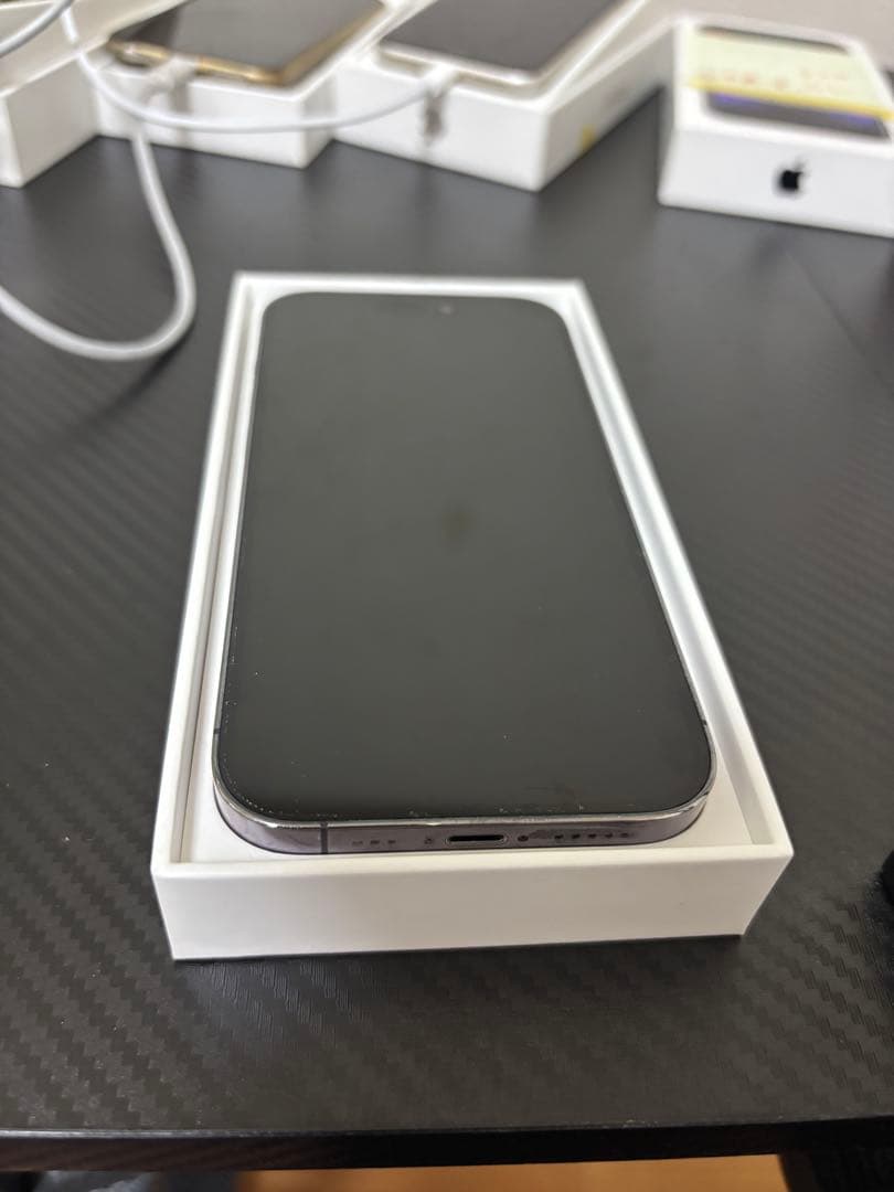 iPhone14pro 128GB パープル SIMロック解除済