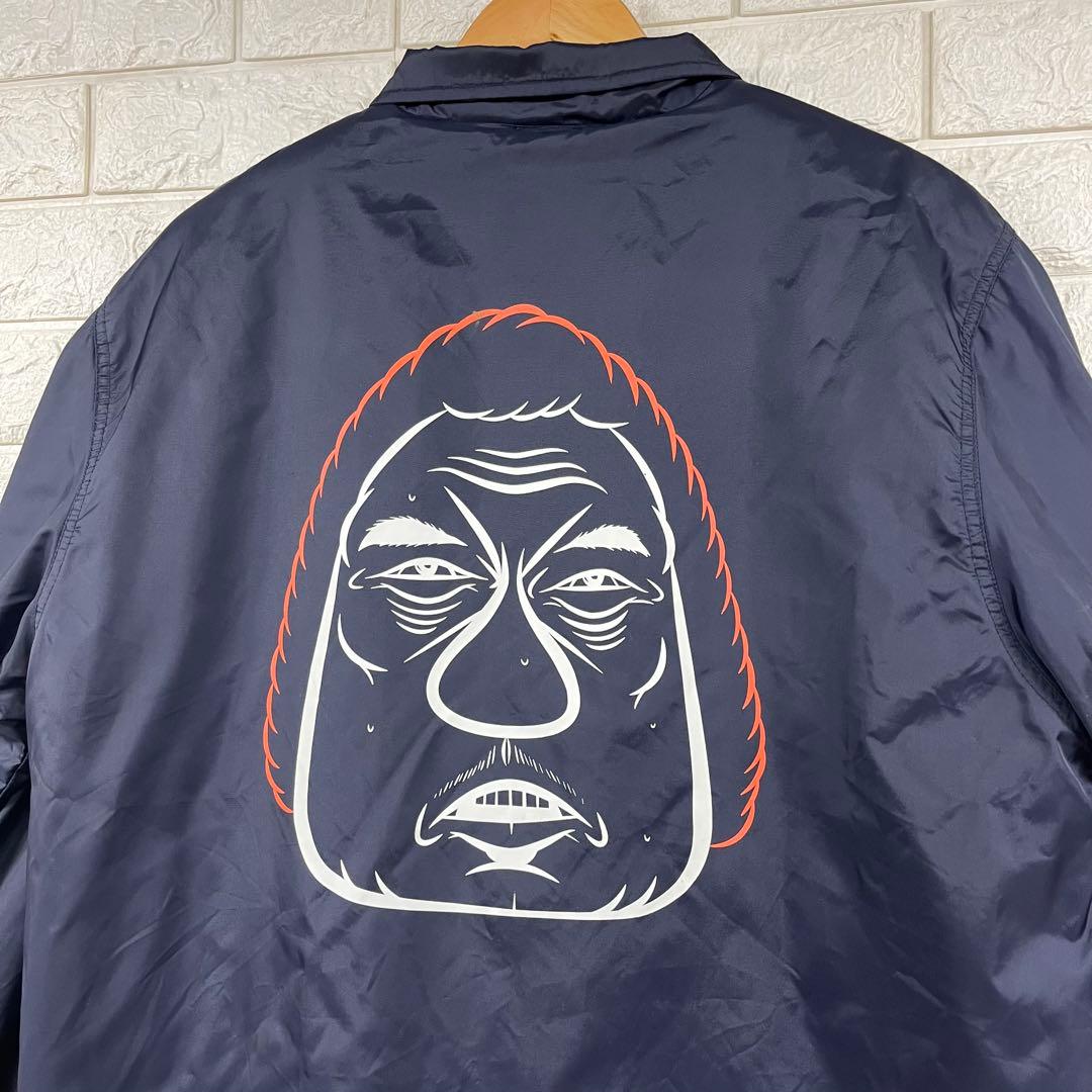 ロンハーマンRVCA BARRY McGEEネイビー ボア付きコーチジャケット