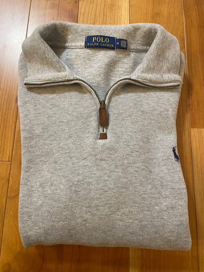 POLO ポロ ラルフローレン　ハーフジップニットポニー刺繍