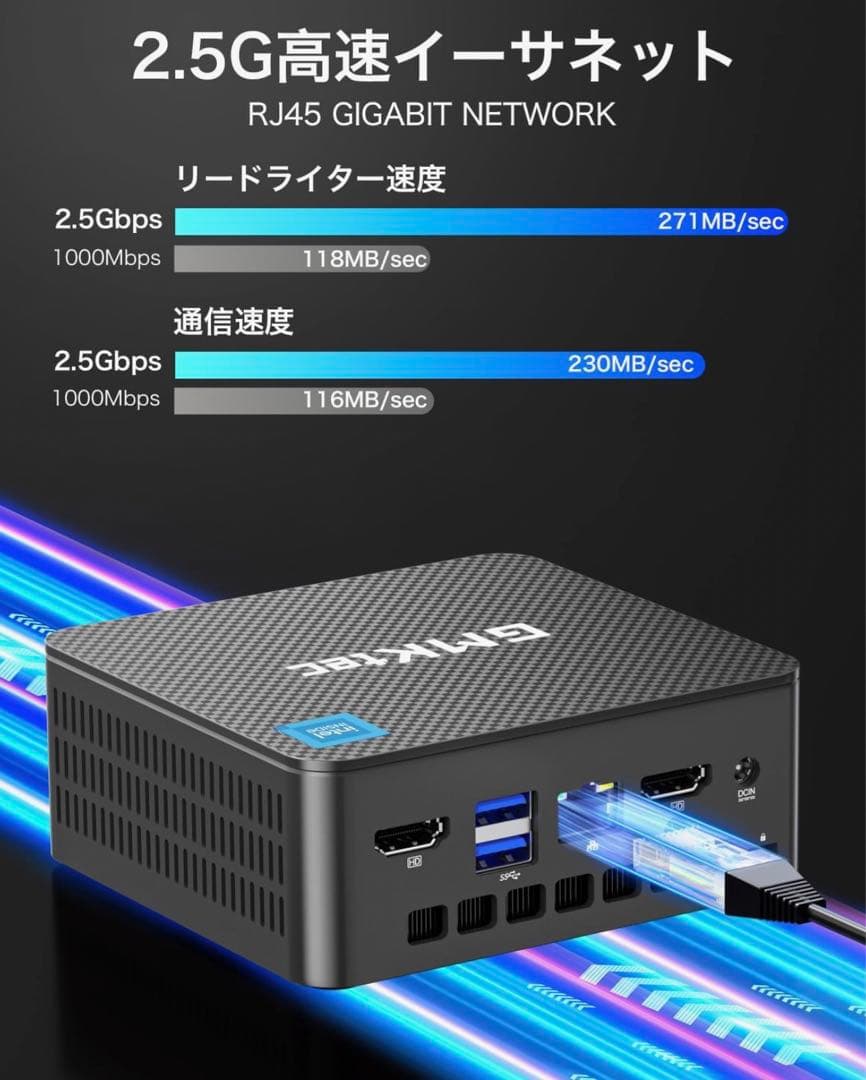 ミニpc Intel N150初登場 【16GB+1TB SSD ミニpc】
