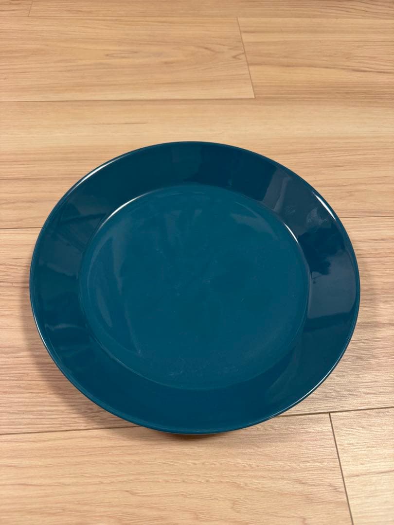 希少 廃番 イッタラ ティーマ プレート 21cm 2枚セット ペトロールブルー