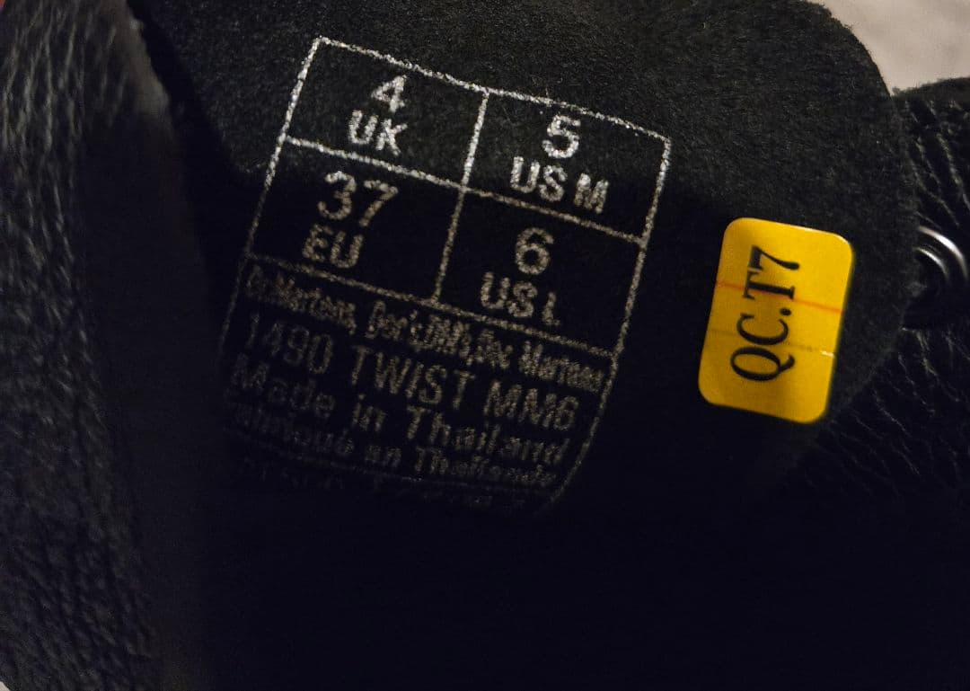MM6 X Dr.Martens レースアップアンクルブーツ マルジェラ