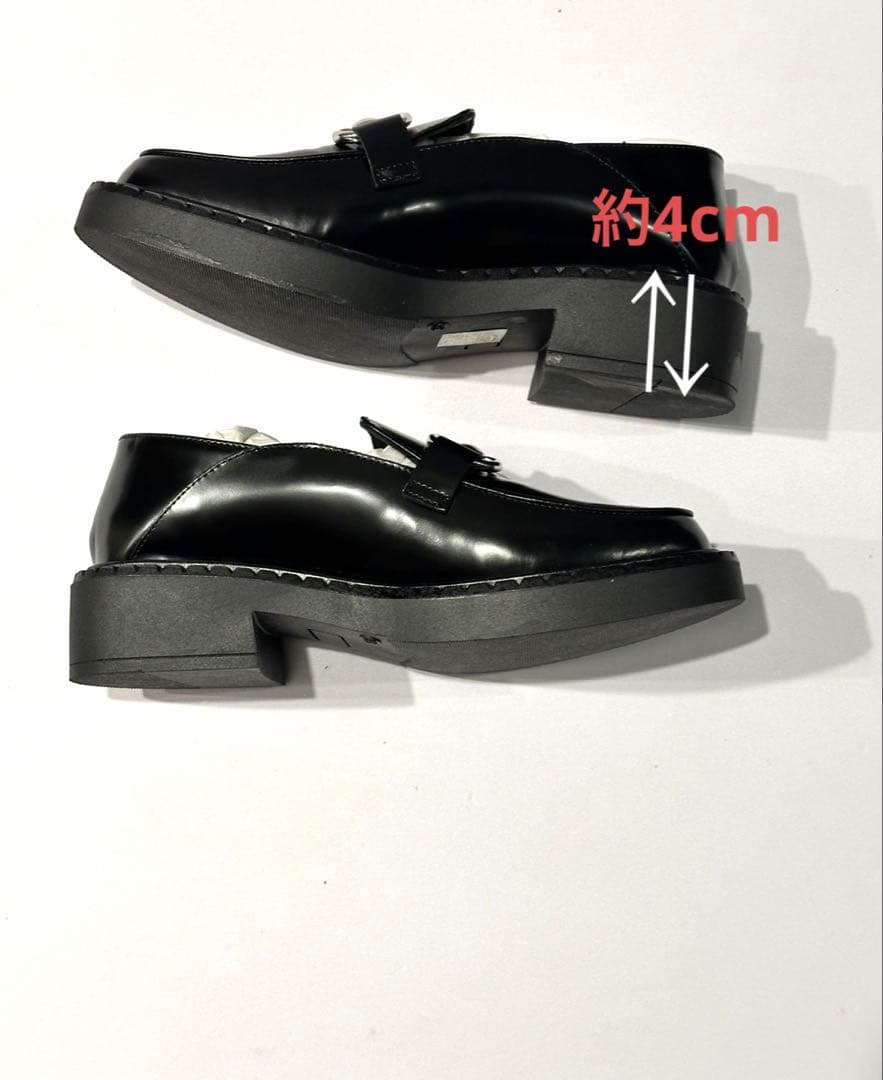 FABIO RUSCONI ファビオルスコーニ ビットローファー 36 黒新品