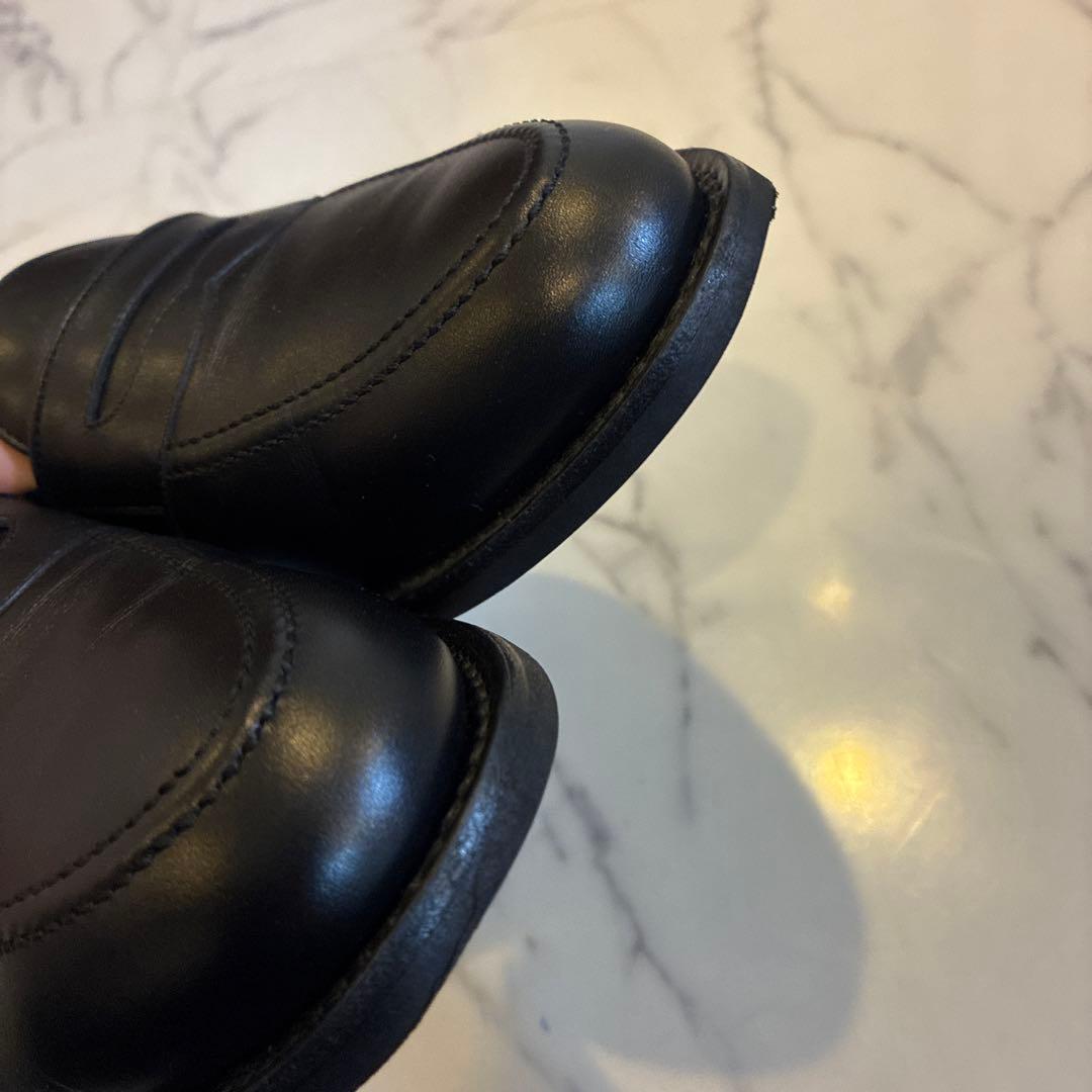 スコッチグレイン HIROKAWA 黒 ローファー