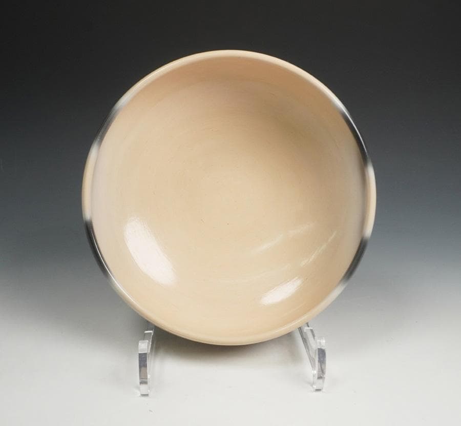 雲華焼 寄神崇白 灰器 炉用灰器 共箱 茶道具