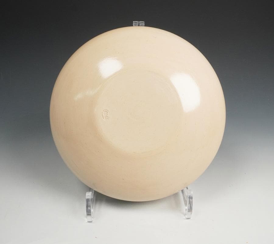 雲華焼 寄神崇白 灰器 炉用灰器 共箱 茶道具
