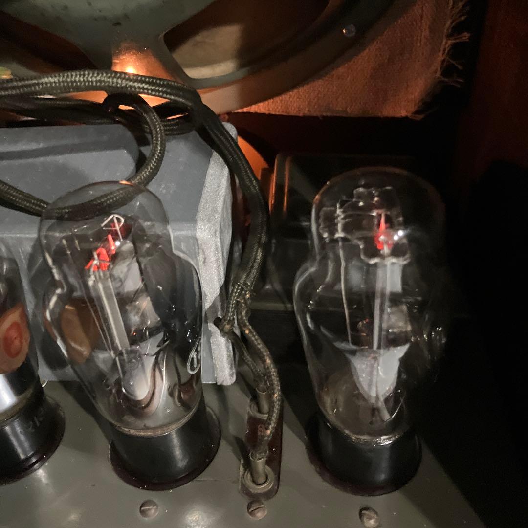 真空管ラジオ　4球ST管式　完動品 　　不良部品、古い部品交換済み