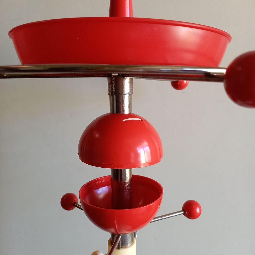 70’s スペースエイジ　ポールハンガー　昭和レトロ　貯金箱付き　当時物