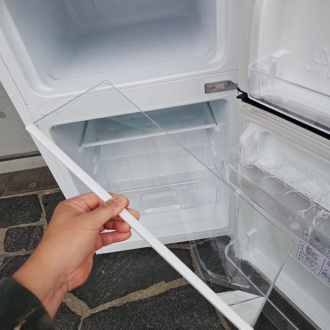 お値引き可！2019年製(東京23区のみ送料と設置無料)ハイセンス冷蔵庫