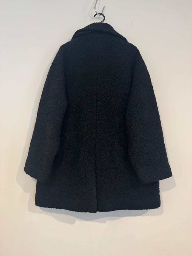 未使用品【25AW】HPS別注　TICCA ループウールピーコート ブラック