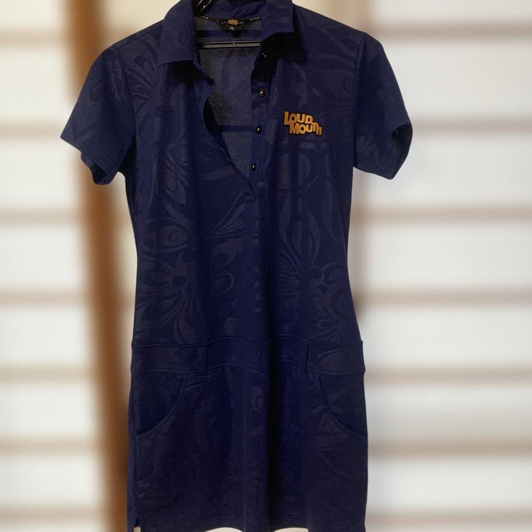 LOUDMOUTH ゴルフワンピース M ネイビー 3点セット
