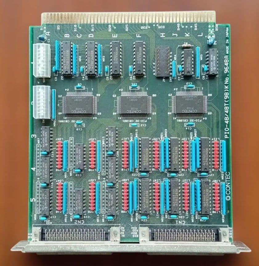 たぶん動く PC9801拡張カード CONTEC PIO-48/48T(98)