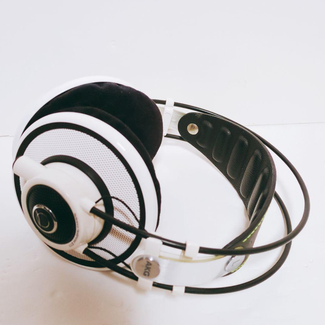 AKG Q701 ヘッドホン ホワイト オープン型 有線 ケーブル付き