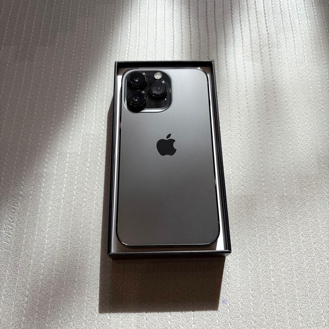 iPhone 13 Pro 256GBグラファイト ケース付きバッテリー90%