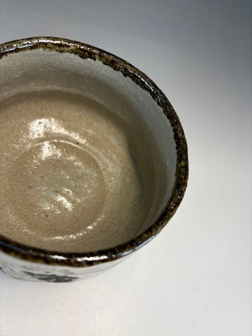 【中古品】吉村楽入造　菊茶碗（共箱）USED〈税込•送料込〉