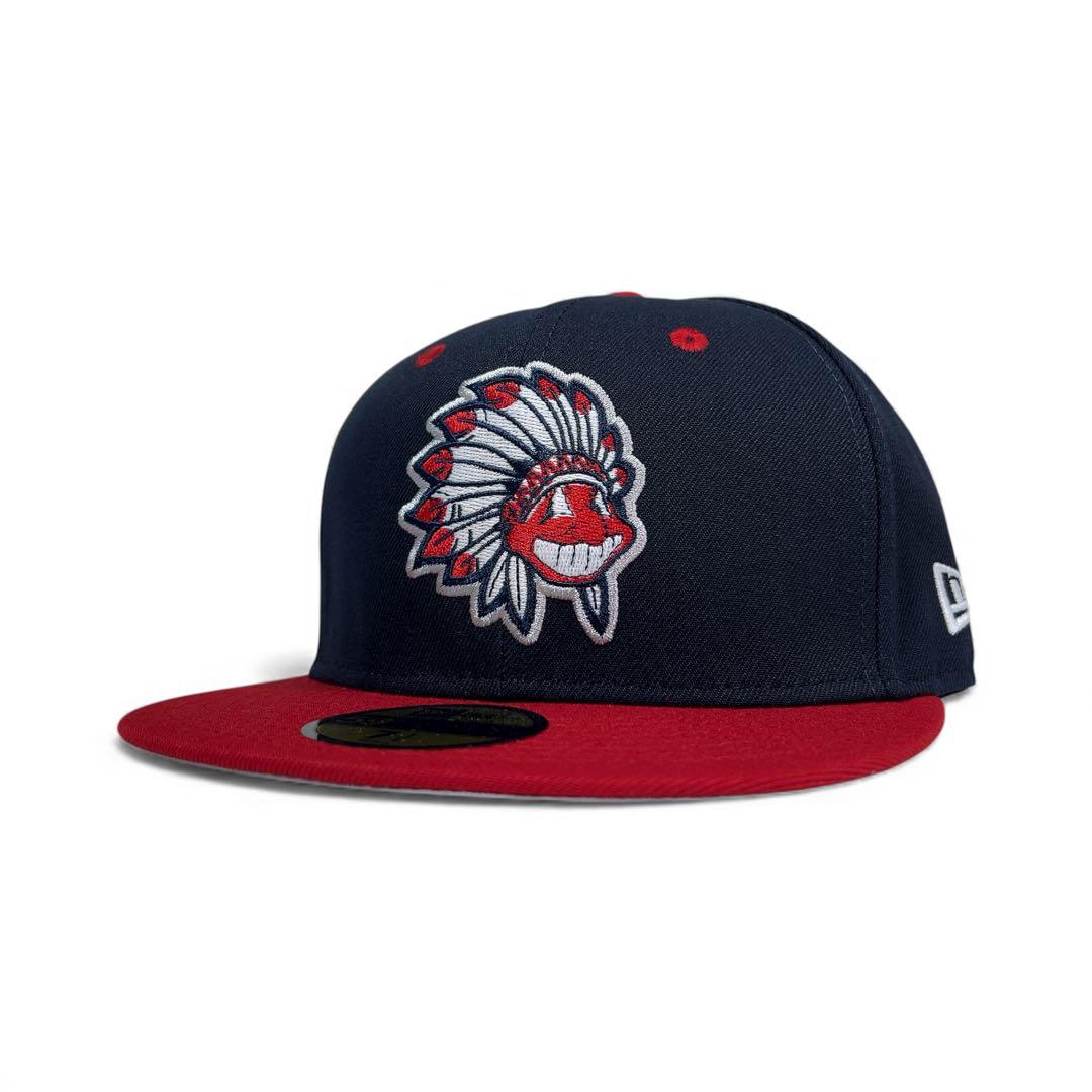 NEW ERA 59FIFTY インディアンス ドレス ワフー酋長 レア N58