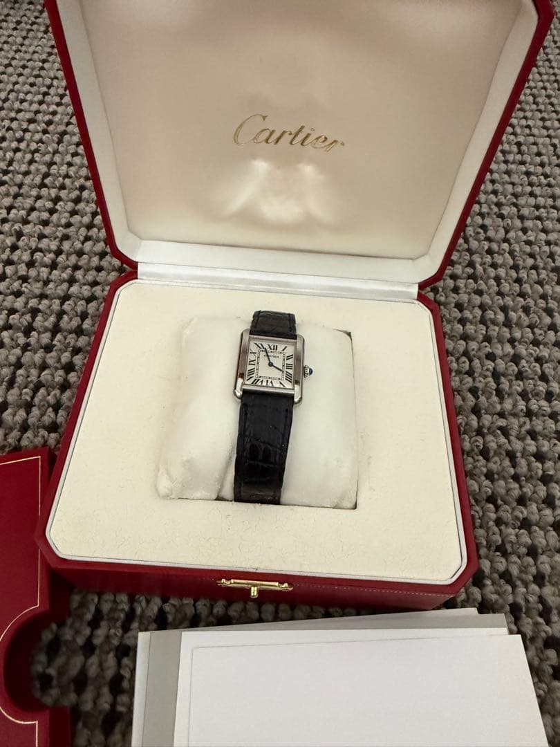 Cartier Tank Solo （タンクソロ）ステンレススチール　保証書付き