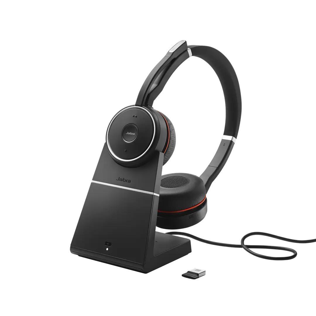 Jabra ワイヤレスヘッドセット 収納ケース付き