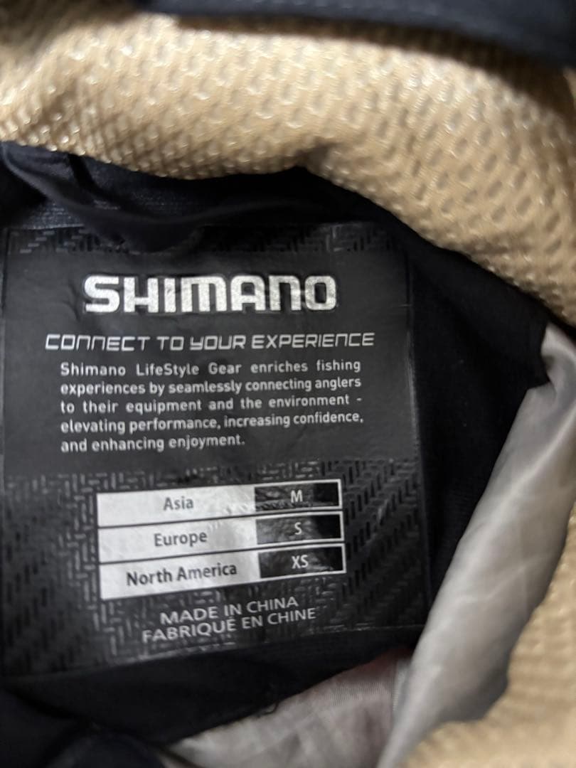 【使用済み・中古品】シマノ ファイヤーブラッド 磯用 防寒上下 サイズ：M