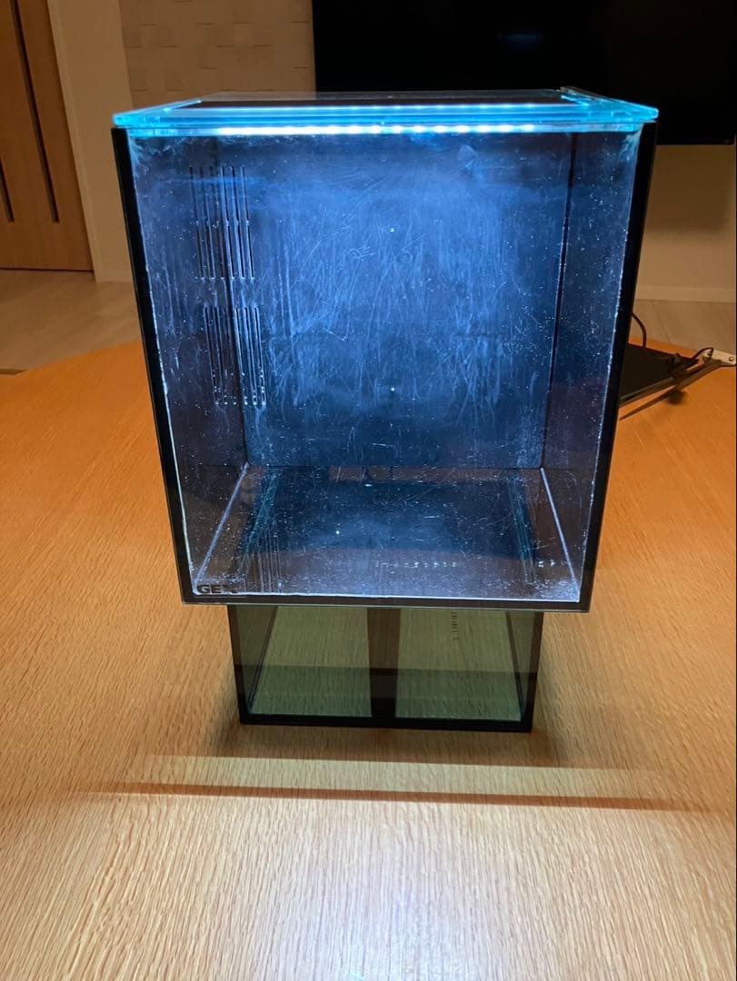 グラステリアags of230 LEDライト付き 水槽 オーバーフロー