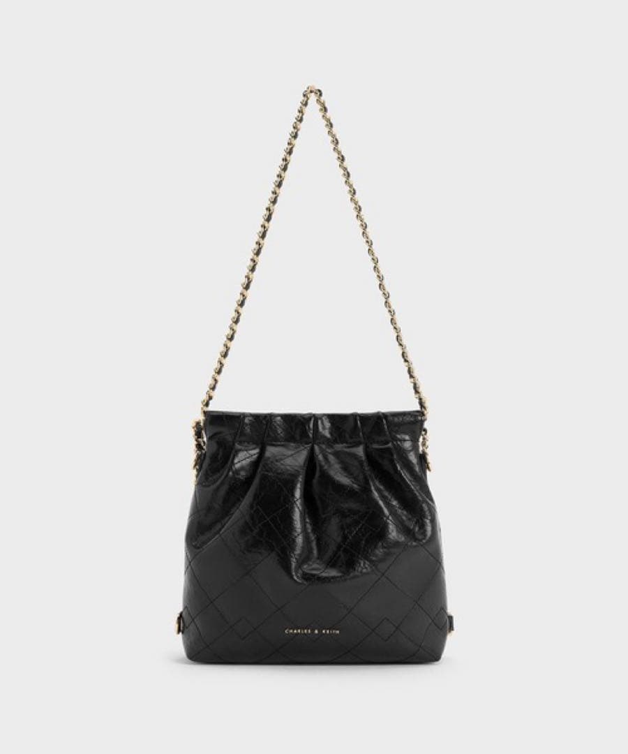 CHARLES & KEITH Duo チェーンハンドルツーウェイバックパック