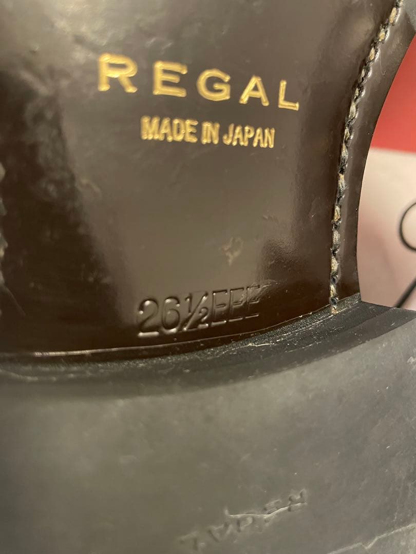 【超美品】 REGAL 717R ウイングチップ 内羽根26.5EEE