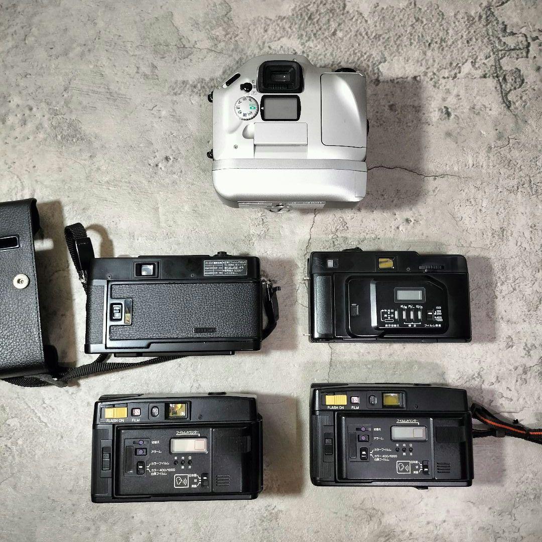 【ジャンク】フィルムカメラ まとめ Canon 他　コンパクト ハーフ カメラ