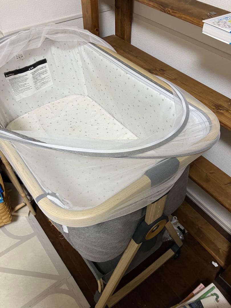 HZDMJメッシュカバー付き ベビーベッド