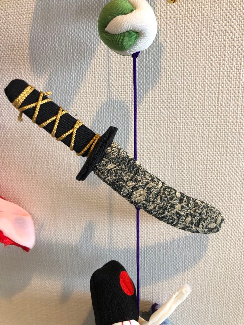 端午の節句の壁掛け③　吊るし飾り　吊るし雛