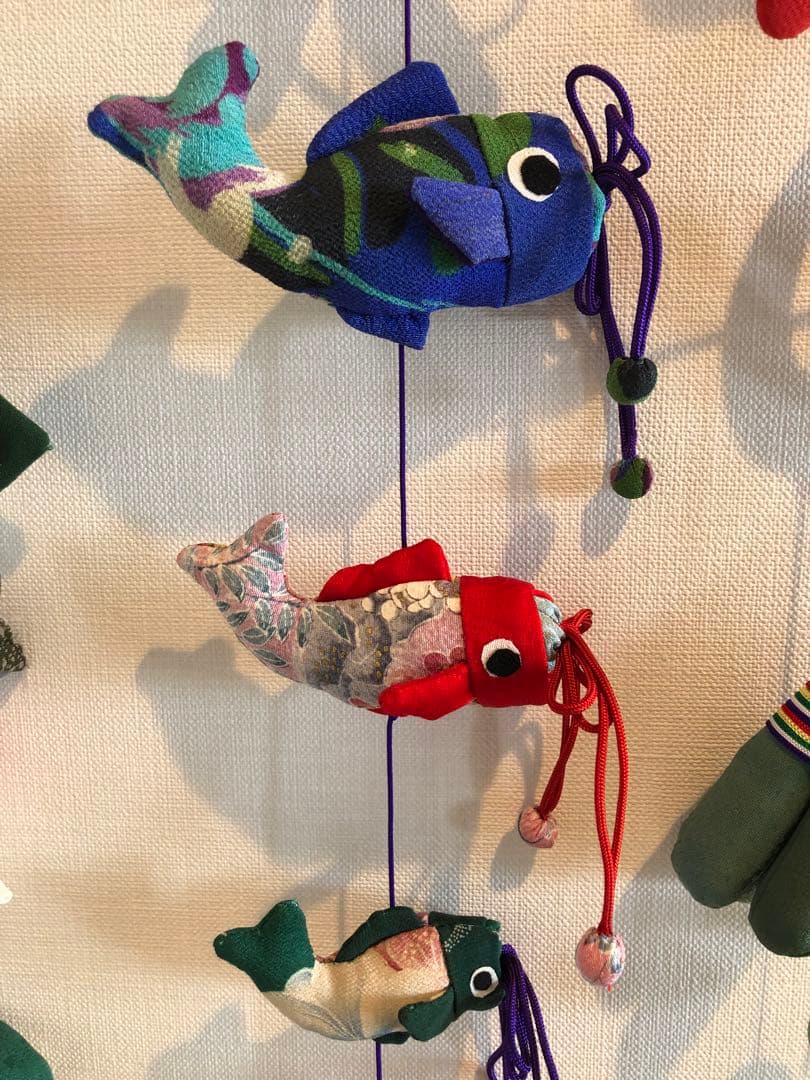 端午の節句の壁掛け③　吊るし飾り　吊るし雛