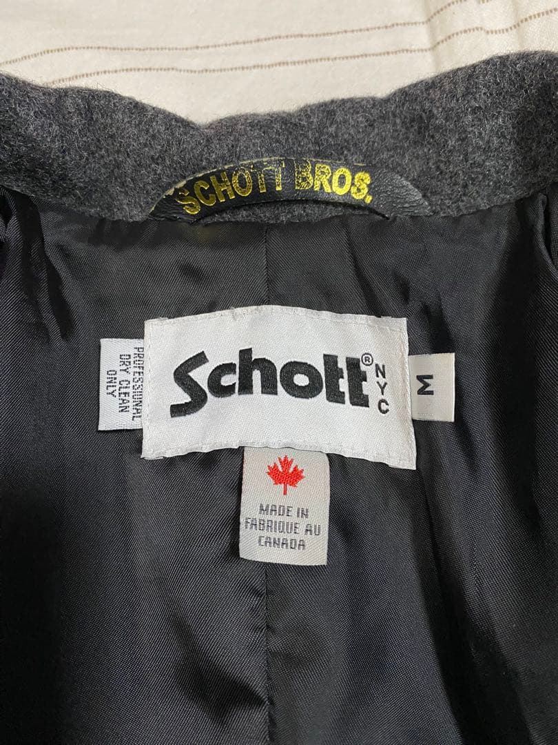 Schott BRORS.◆カナダ製◆レディースピーコート