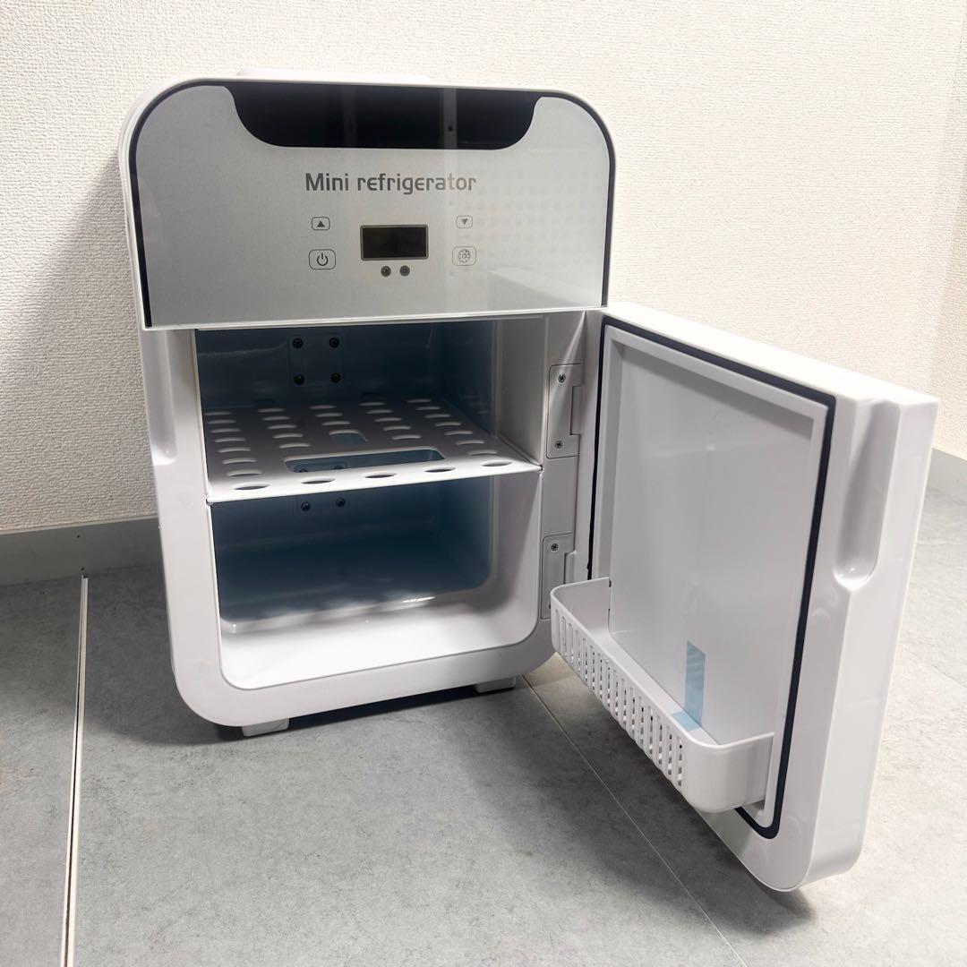 【美品】小型 20L ミニ冷蔵庫 LCD温度表示 ペルチェ式