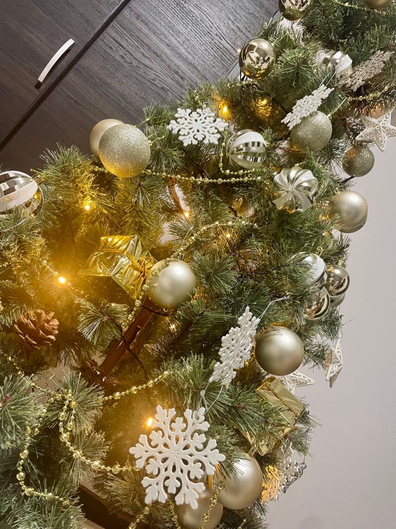 ライト付き クリスマスツリー 約150cm