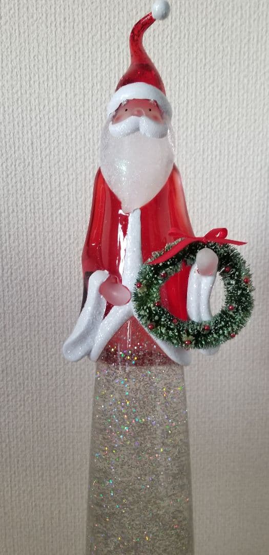 訳あり未使用　代官山セレクトショップ購入特大サンタクロー X'masスノードーム