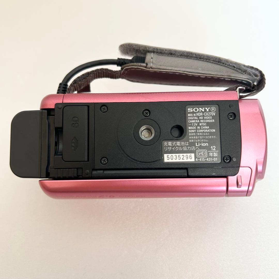 ✨動作良好✨ SONY ハンディカム ビデオカメラHDR-CX270V ピンク