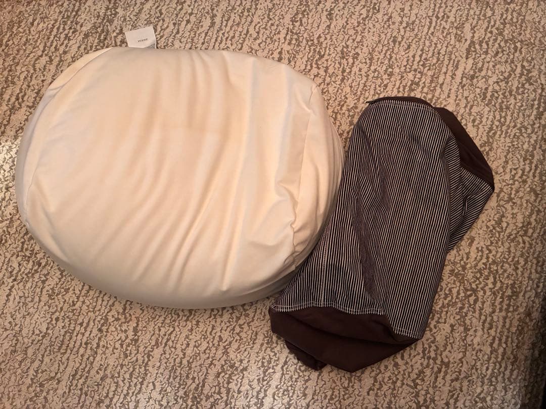 無印良品　体にフィットするソファ+クッション　 本体+カバー＋ビーズクッション