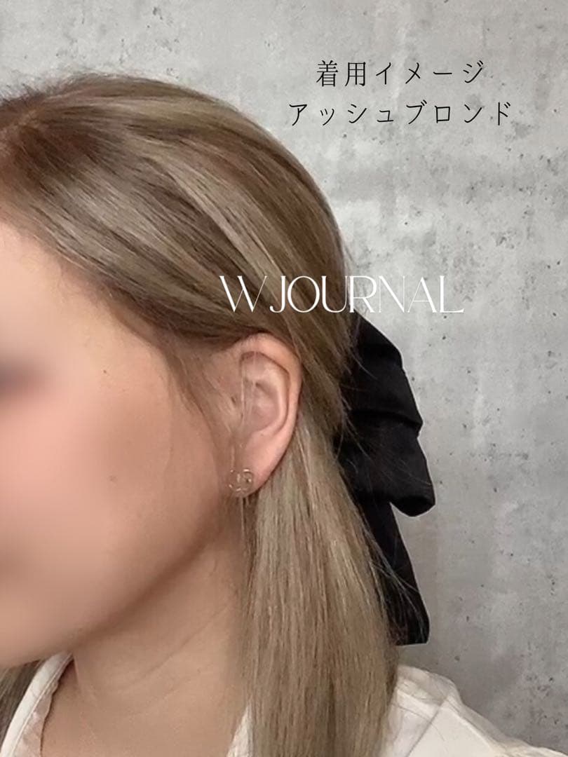 【うた】人毛100%フルウィッグ｜モカブラウン｜耳かけ・自然なもみあげ