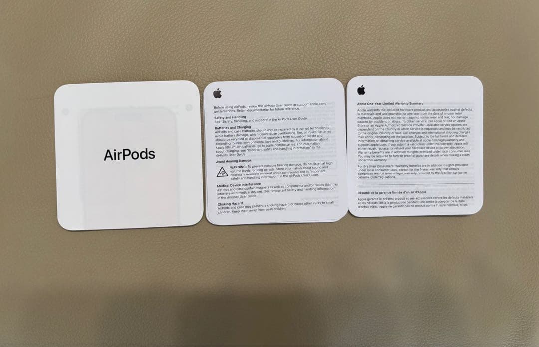 純正 AirPods本体 充電ケース付き ホワイト