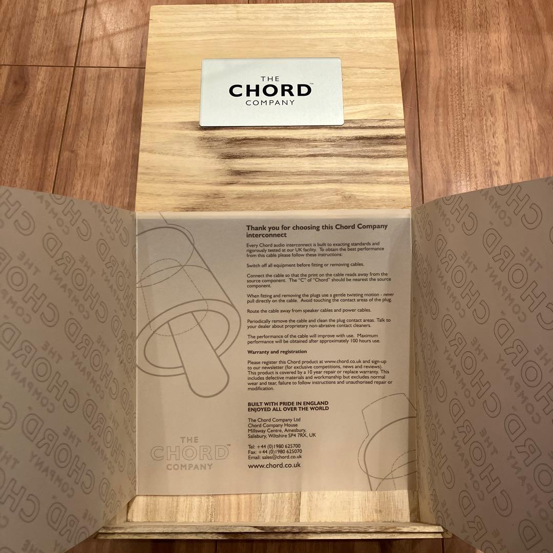 THE CHORD COMPANY odyssey2 約2m 1ペア　桐箱入り
